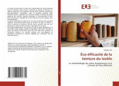 Éco-éfficacité de la teinture du textile - Lotfi, Rabiâa