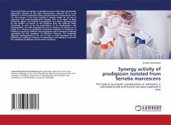 Synergy activity of prodigiosin isolated from Serratia marcescens