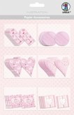 URSUS 36 Papier-Accessoires "Herzen", rosa URSUS 36 Papier-Accessoires "Herzen", rosa