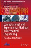 Computational and Experimental Methods in Mechanical Engineering