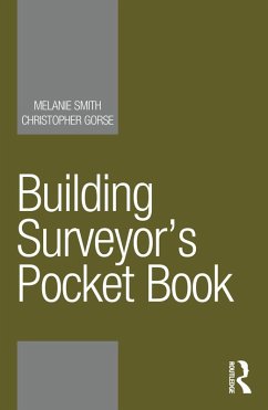 Building Surveyor's Pocket Book (eBook, PDF) - Smith, Melanie; Gorse, Christopher