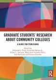 Graduate Students' Research about Community Colleges (eBook, PDF)