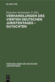 Verhandlungen des Vierten deutschen Juristentages - Gutachten (eBook, PDF)