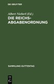 Die Reichsabgabenordnung (eBook, PDF)