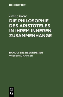 Cover Die besonderen Wissenschaften (eBook, PDF)