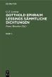 G. E. Lessing: Gotthold Ephraim... - Bild 1