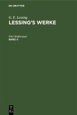 G. E. Lessing: Lessing's Werke. Band 4 (eBook, PDF)