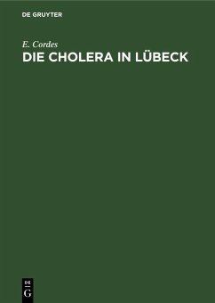 Cover Die Cholera in Lübeck (eBook, PDF)