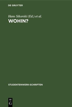 Cover Wohin? (eBook, PDF)