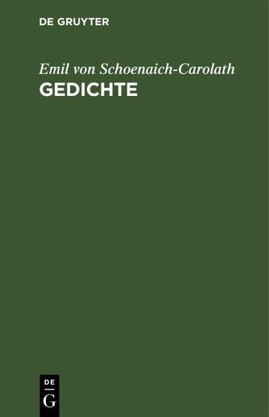 Gedichte (eBook, PDF)