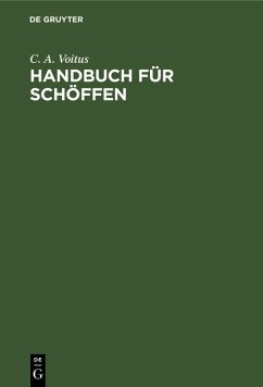 Handbuch für Schöffen (eBook, PDF) - Voitus, C. A.