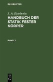 J. A. Eytelwein: Handbuch der Statik fester Körper. Band 2 (eBook, PDF)
