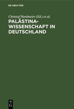 Palästinawissenschaft in Deutschland (eBook, PDF)
