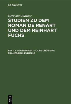 Cover Der Reinhart Fuchs und seine französische Quelle (eBook, PDF)