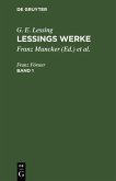 G. E. Lessing: Lessings Werke. Band 1 (eBook, PDF)