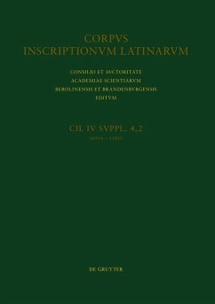 Cover CIL IV Inscriptiones parietariae Pompeianae Herculanenses Stabianae. Suppl. pars 4. Inscriptiones parietariae Pompeianae. Fasc. 2 (eBook, PDF)