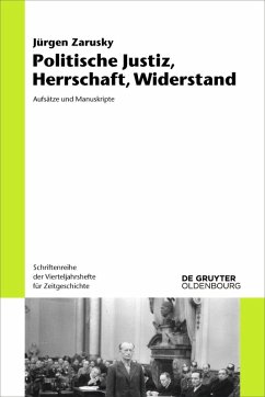 Politische Justiz, Herrschaft, Widerstand (eBook, ePUB) - Zarusky, Jürgen