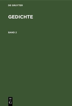 Gedichte. Band 2 (eBook, PDF)