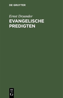 Cover Evangelische Predigten (eBook, PDF)