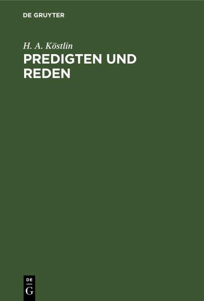 Predigten und Reden (eBook, PDF) Predigten und Reden (eBook, PDF)