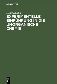 Cover Experimentelle Einführung in die unorganische Chemie (eBook, PDF)