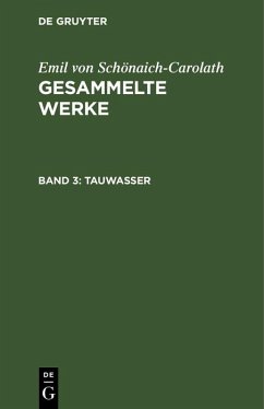 Cover Tauwasser (eBook, PDF)