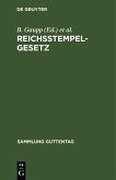 Reichsstempelgesetz (eBook, PDF)