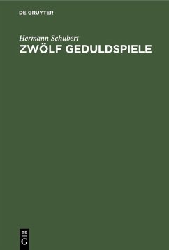 Zwölf Geduldspiele (eBook, PDF) Cover Zwölf Geduldspiele (eBook, PDF)