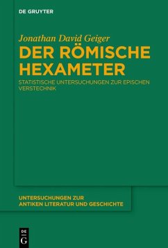 Der römische Hexameter (eBook, PDF) Cover Der römische Hexameter (eBook, PDF)