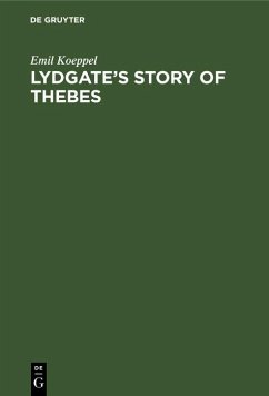 Cover Lydgate's Story of Thebes (eBook, PDF)