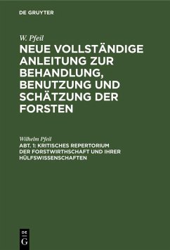 Cover Kritisches Repertorium der Forstwirthschaft und ihrer Hülfswissenschaften (eBook, PDF)