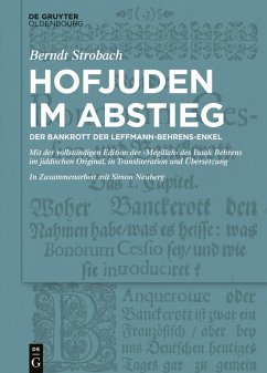 Hofjuden im Abstieg: Der Bankrott der Leffmann-Behrens-Enkel (eBook, ePUB)