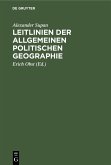 Leitlinien der allgemeinen politischen Geographie (eBook, PDF)