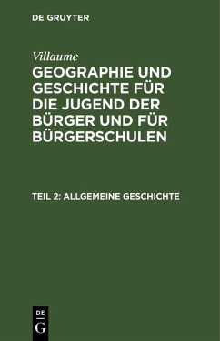Allgemeine Geschichte (eBook, PDF) - Villaume
