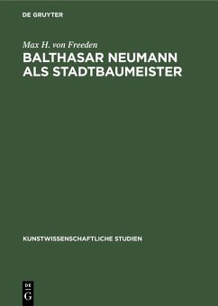 Cover Balthasar Neumann als Stadtbaumeister (eBook, PDF)