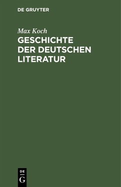 Cover Geschichte der deutschen Literatur (eBook, PDF)