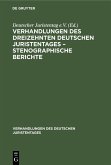 Verhandlungen des Dreizehnten deutschen Juristentages - Stenographische Berichte (eBook, PDF)