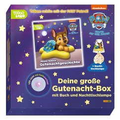 PAW Patrol: Deine große Gutenacht-Box mit Buch und Nachttischlampe - Panini