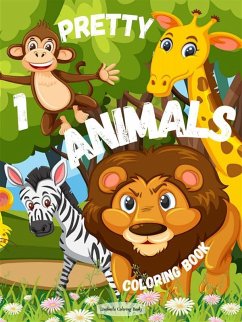 Cover Pretty Animals 1 Coloring Book (eBook, ePUB)