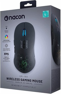 NACON Wireless Gaming Mouse GM-180, max. 2200dpi, mehrfarbige Beleuchtung