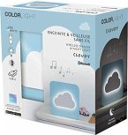 BigBen ColorLight Cloudy Lautsprecher, Nachtlicht, Wolke, Bluetooth, blau