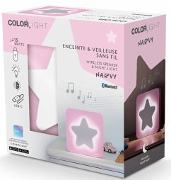 BigBen ColorLight Narvy, Lautsprecher, Nachtlicht, Stern, Bluetooth, rosa