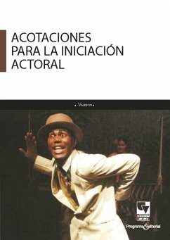 Cover Acotaciones para la iniciación actoral (eBook, PDF)