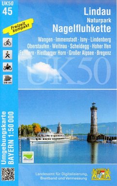 UK50-45 Lindau, Naturpark Nagelfluhkette - Landesamt für Digitalisierung, Breitband und Vermessung, Bayern