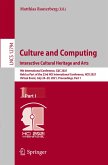 Culture and Computing. Interactive Cultural Heritage and Arts