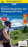 Radwanderkarte BVA Radwandern im Rheinisch-Bergischen und Oberbergischen Kreis 1:50.000, reiß- und wetterfest, GPS-Track