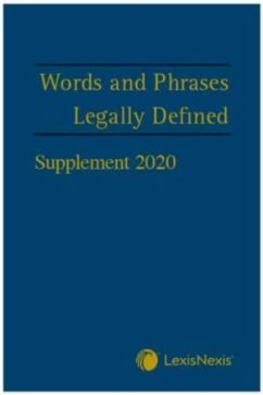 Words and Phrases Legally Defined 2020 Supplement - Hay, David