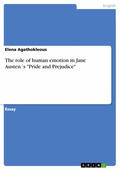 The role of human emotion in Jane Austen´s "Pride and Prejudice" (eBook, PDF)
