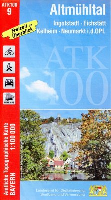 ATK100-9 Altmühltal (Amtliche Topographische Karte 1:100000)