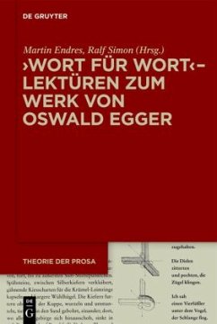 'Wort für Wort' - Lektüren zum Werk von Oswald Egger